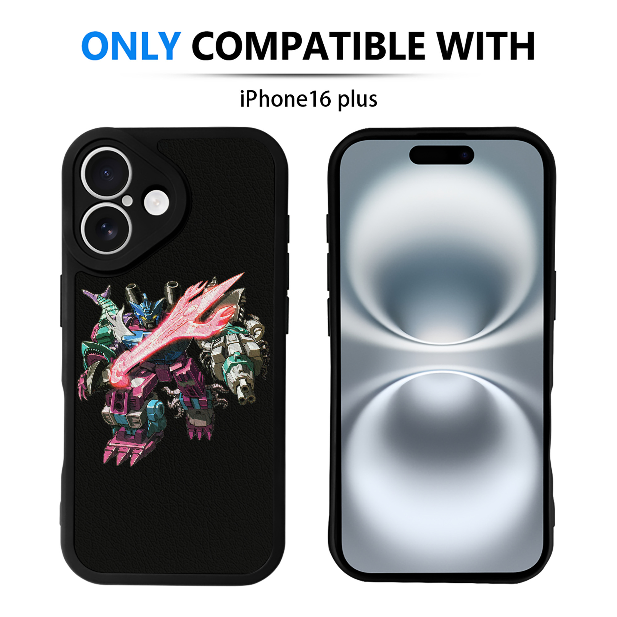 （画像用）  【iPhone 16シリーズ対応】シリコンスマホケース（レザー調） 材質：シリコン